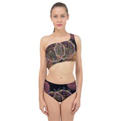 Fractal Geometry Spliced Up Two Piece Swimsuit by Sparkle