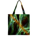 Abstract Illusion Zipper Grocery Tote Bag