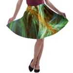 Abstract Illusion A-line Skater Skirt