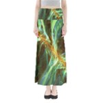 Abstract Illusion Full Length Maxi Skirt