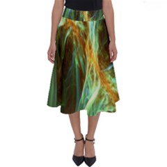 Abstract Illusion Perfect Length Midi Skirt by Sparkle