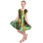 Abstract Illusion Kids  Short Sleeve Dress