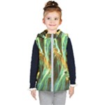 Abstract Illusion Kids  Hooded Puffer Vest