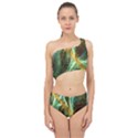 Abstract Illusion Spliced Up Two Piece Swimsuit View1