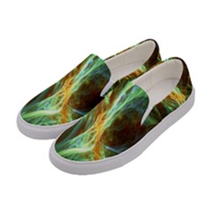 Abstract Illusion Women s Canvas Slip Ons by Sparkle