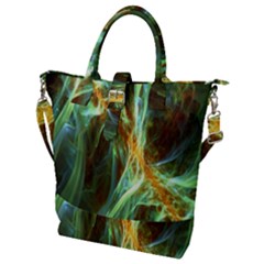 Abstract Illusion Buckle Top Tote Bag by Sparkle