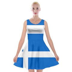 Flag Of Shetland Velvet Skater Dress by abbeyz71