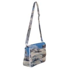 Snowy Andes Mountains, Patagonia - Argentina Shoulder Bag With Back Zipper by dflcprintsclothing