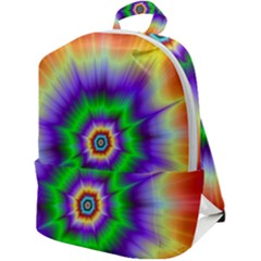 Psychedelic Trance Zip Up Backpack by Filthyphil