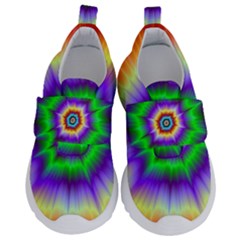 Psychedelic Big Bang Kids  Velcro No Lace Shoes by Filthyphil