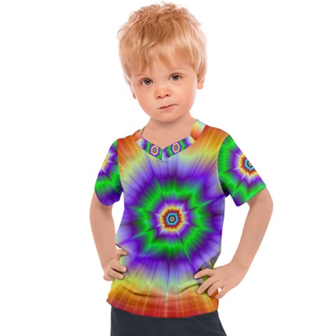 Psychedelic Big Bang Kids  Sports Tee by Filthyphil
