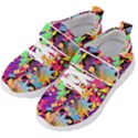 Psychedelic Geometry Kids  Velcro Strap Shoes View2