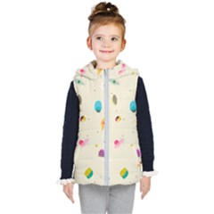 Dots, Spots, And Whatnot Kids  Hooded Puffer Vest by andStretch
