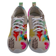 Scandinavian Foliage Fun Athletic Shoes by andStretch
