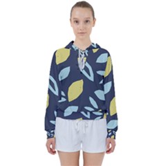 Laser Lemon Navy Women s Tie Up Sweat by andStretch