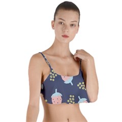 Strawberry Fields Layered Top Bikini Top  by andStretch