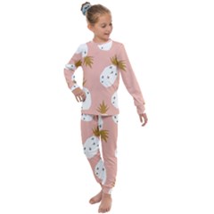 Pineapple Fields Kids  Long Sleeve Set  by andStretch