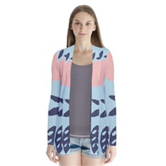 Orchard Fruits Drape Collar Cardigan by andStretch