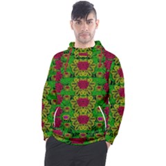 Rainbow Forest The Home Of The Metal Peacocks Men s Pullover Hoodie by pepitasart