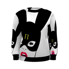 Bunny Girl Mask Women s Sweatshirt by infopablo00
