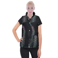 Galaxy Space Women s Button Up Vest by Sabelacarlos