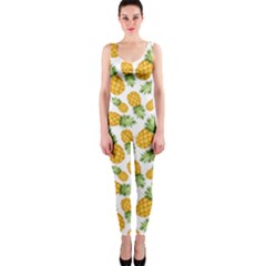 Pineapples One Piece Catsuit by goljakoff