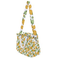 Pineapples Rope Handles Shoulder Strap Bag by goljakoff