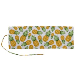 Pineapples Roll Up Canvas Pencil Holder (m) by goljakoff