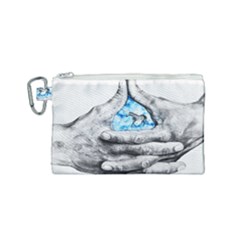 Hands Horse Hand Dream Canvas Cosmetic Bag (small)