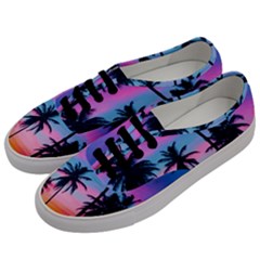 Sunset Palms Men s Classic Low Top Sneakers by goljakoff