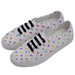 Multicolored Hands Silhouette Motif Design Men s Classic Low Top Sneakers by dflcprintsclothing