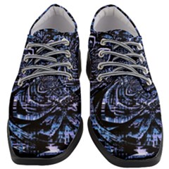 Fractal Madness Women Heeled Oxford Shoes by MRNStudios