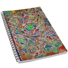 Pop Art - Spirals World 1 5 5  X 8 5  Notebook