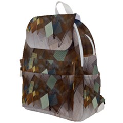 Geometry Diamond Top Flap Backpack by Sparkle