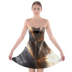 Flash Light Strapless Bra Top Dress by Sparkle