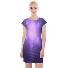 Violet Spark Cap Sleeve Bodycon Dress by Sparkle