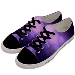 Violet Spark Men s Low Top Canvas Sneakers by Sparkle