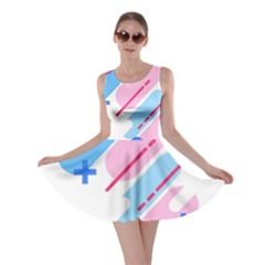 Abstract Geometric Pattern  Skater Dress by brightlightarts