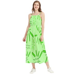 Electric Lime Boho Sleeveless Summer Dress by Janetaudreywilson