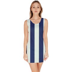 Navy In Vertical Stripes Bodycon Dress by Janetaudreywilson