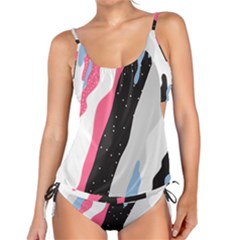 Abstract Space Pattern Design Tankini Set by brightlightarts