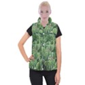 Green Cactus Women s Button Up Vest View1