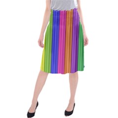 Colorful Spongestrips Midi Beach Skirt by Sparkle