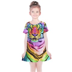 Rainbowtiger Kids  Simple Cotton Dress by Sparkle