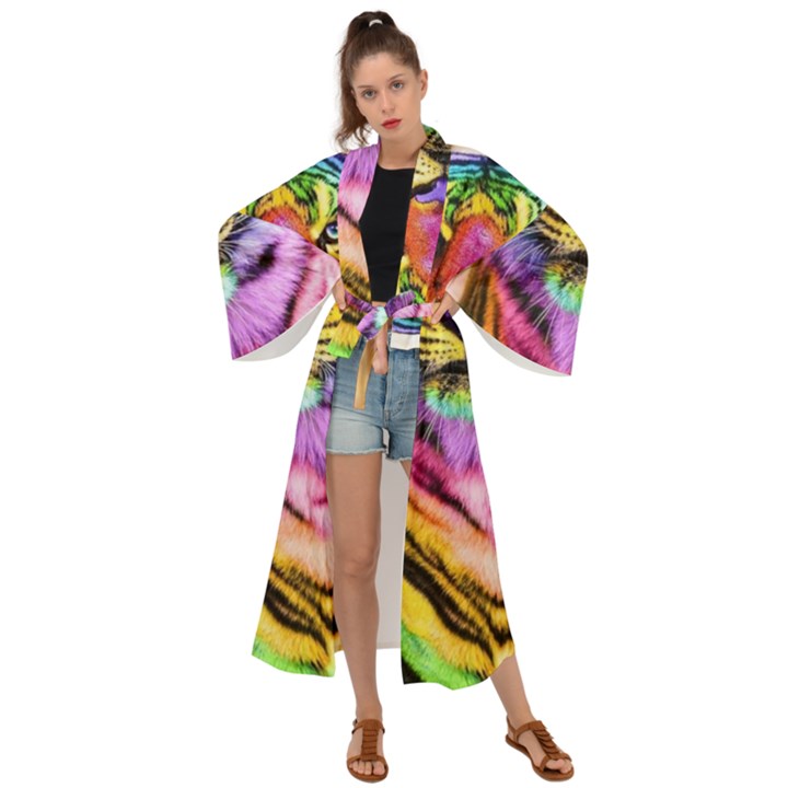 Rainbowtiger Maxi Kimono