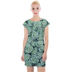 Realflowers Cap Sleeve Bodycon Dress by Sparkle