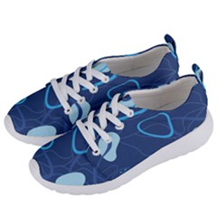 Abstract Blue Pattern Design Women s Lightweight Sports Shoes by brightlightarts