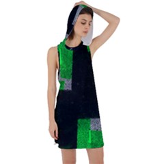 Abstract Tiles Racer Back Hoodie Dress by essentialimage