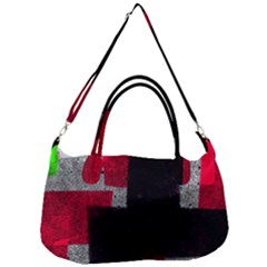 Abstract Tiles Removal Strap Handbag by essentialimage