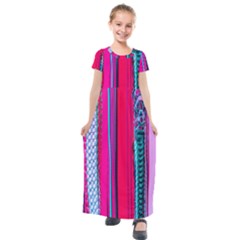 Fashion Belts Kids  Short Sleeve Maxi Dress by essentialimage